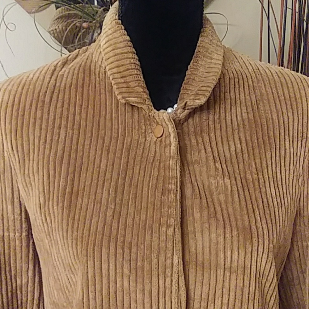 Chaus Tan Jacket Sz 14